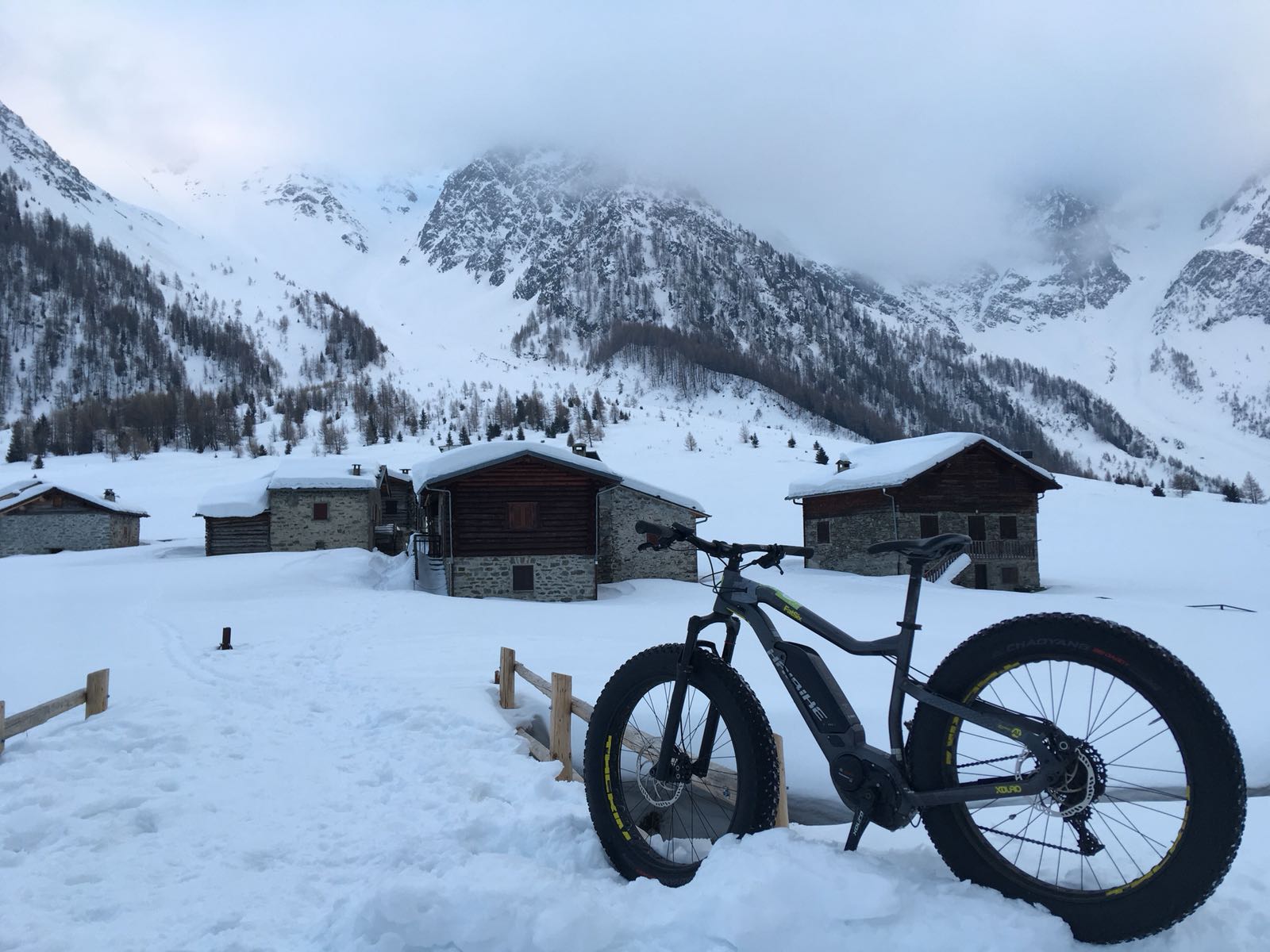 Con le fat bike in Val di Rezzalo