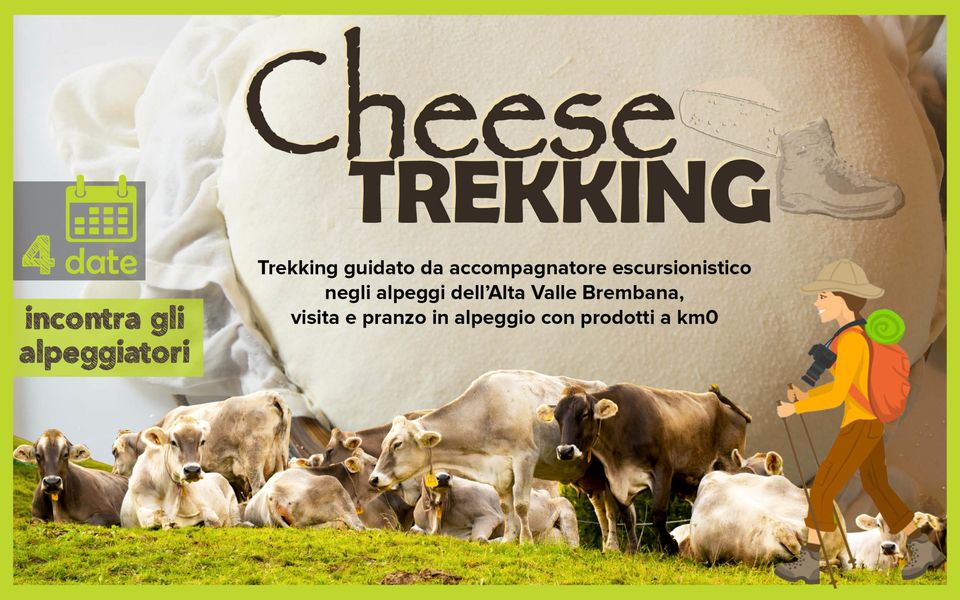 Cheese Trekking, percorsi sui sentieri dei formaggi