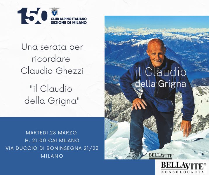 Al Cai Milano serata per “Claudio della Grigna”