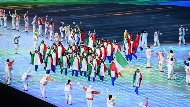 A Pechino sfilano gli atleti italiani