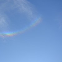 Arcobaleno senza pioggia quasi allo Zenith (Nikon D3100)