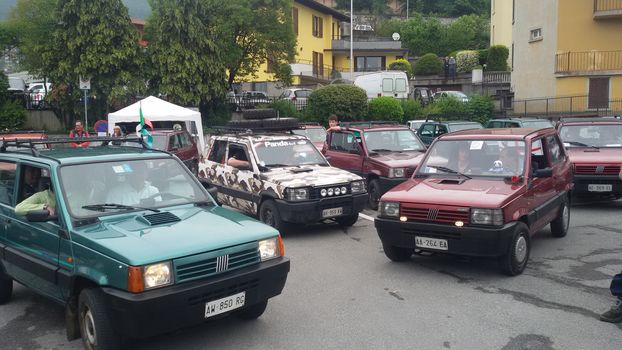 Raduno delle Fiat Panda 4x4 in Valgandino