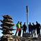 64 Gli amici M.U.L.A. alla croce di vetta di Cima Val Pianella-Piazzotti (2349 m)