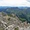 74 Panorama dalla cresta di vetta Arera su Alpi Orobie e Retiche.JPG