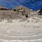 45 Ornamento a spirale su neve con vista in Cima Croce.JPG
