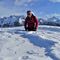 02 Sulle nevi di Torcola Vaga con vista verso le Orobie dal Pizzo del Becco all_Arera.JPG