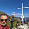 35 Alla croce di vetta della Cima di Mezzeno _ Giovanni Paolo II _2230 m_.jpg