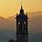 98 Ombre e colori del tramonto dal campanile della chiesa di Endenna verso il Monte Ubione e il Linzone.JPG