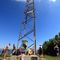 Le nuvole si incastrano sulla croce del Canto Alto, alta ben 32 metri!