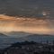 Bergamo Alta luce tra le nubi