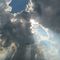 Uno squarcio nelle nubi del cielo di Pognano...