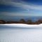 La neve e il Lago di Garda in lontananza...