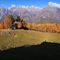 La piccola ombra del fotografo nell'autunno di Chiavenna...