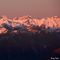 Il gruppo del Bernina al tramonto...